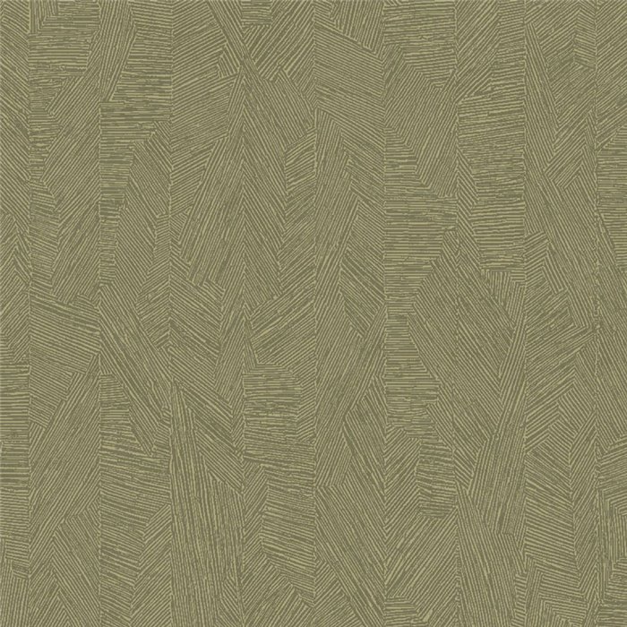 Wallpaper modern textured khaki green - Casadeco Rituel 201977777