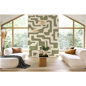 Wallpaper geometric light tones - Casadeco Rituel 201921319 2
