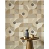 Wallpaper geometric light tones - Casadeco Rituel 201921319