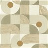 Wallpaper geometric Nordic green - Casadeco Rituel 201927235