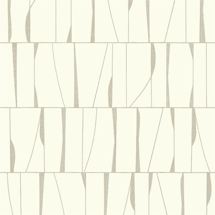 Wallpaper geometric abstract white - Casadeco Rituel 201931120