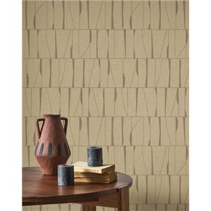 Wallpaper geometric light tones - Casadeco Rituel 201921319 2