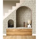 Wallpaper geometric neutral tones modern - Casadeco Rituel 201939219