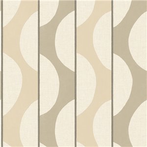 Wallpaper geometric light beige abstract - Casadeco Rituel 201932248