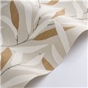 Wallpaper japandi bamboo leaves beige - Casadeco Rituel 201951357
