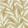 Wallpaper bamboo leaves green Japanese style - Casadeco Rituel 201957400