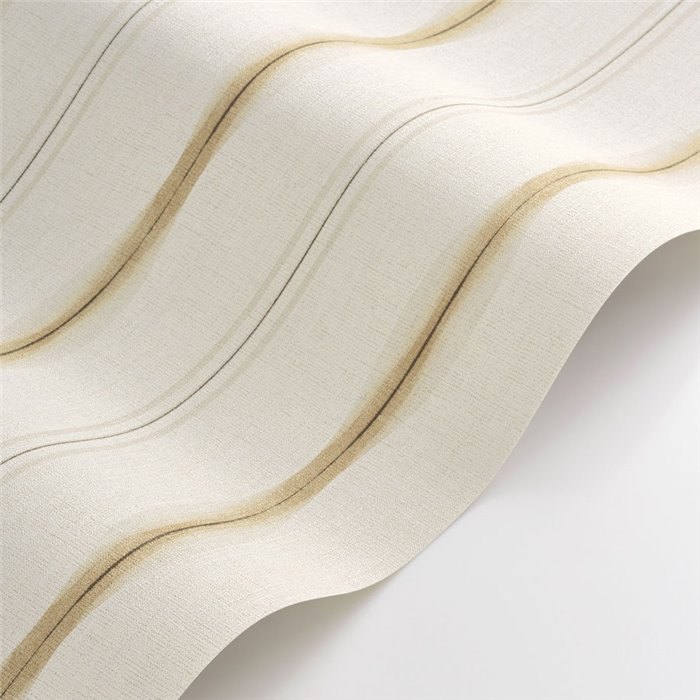 Papier peint rayures beige effet textile - Casadeco Rituel 201961111