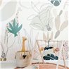 Mural pared infantil animales selva tropical - Roomblush RB247