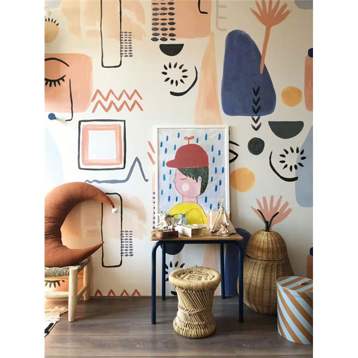 Wall mural youth modern abstract shapes - Roomblush RB249