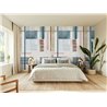 Papier peint panoramique rayures artistiques géométriques - Roomblush RB287