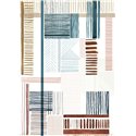 Wall mural geometric artistic stripes - Roomblush RB287