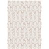 Mural pared infantil conejitos beige - Roomblush RB305