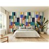 Papier peint panoramique blocs de couleur géométriques - Roomblush RB474