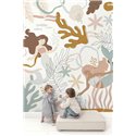 Mural pared infantil sirenas mundo marino - Roomblush RB010-RC