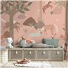Wandbild Kinder Einhörner rosa Wald - Roomblush RB351