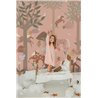 Wall mural kids unicorns pink forest - Roomblush RB351