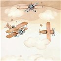 Wall mural kids vintage airplanes sky - Rasch Kids World 367973