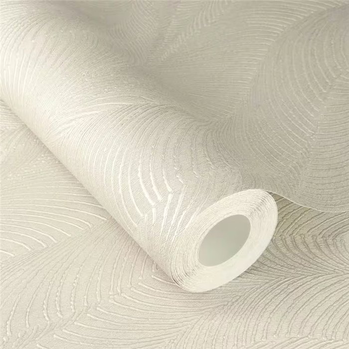 Modern beige cream wave shape wallpaper - Rasch Incanto 659610
