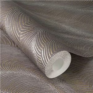 Papier peint grandes feuilles romantique beige effet aquarelle - Rasch Incanto 659856 2