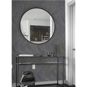 Papel pintado liso metalizado azul turquesa - Rasch Incanto 608687 2