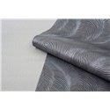 Papel pintado moderno patrón de ondas gris - Rasch Incanto 659665