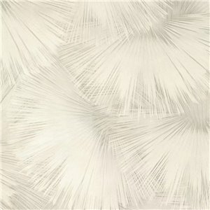 Papel pintado floral hojas grandes blanco azul efecto acuarela - Rasch Incanto 659863