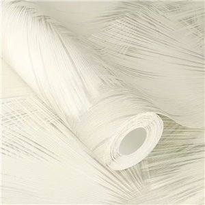 Papier peint grandes feuilles gris effet aquarelle - Rasch Incanto 659887 2