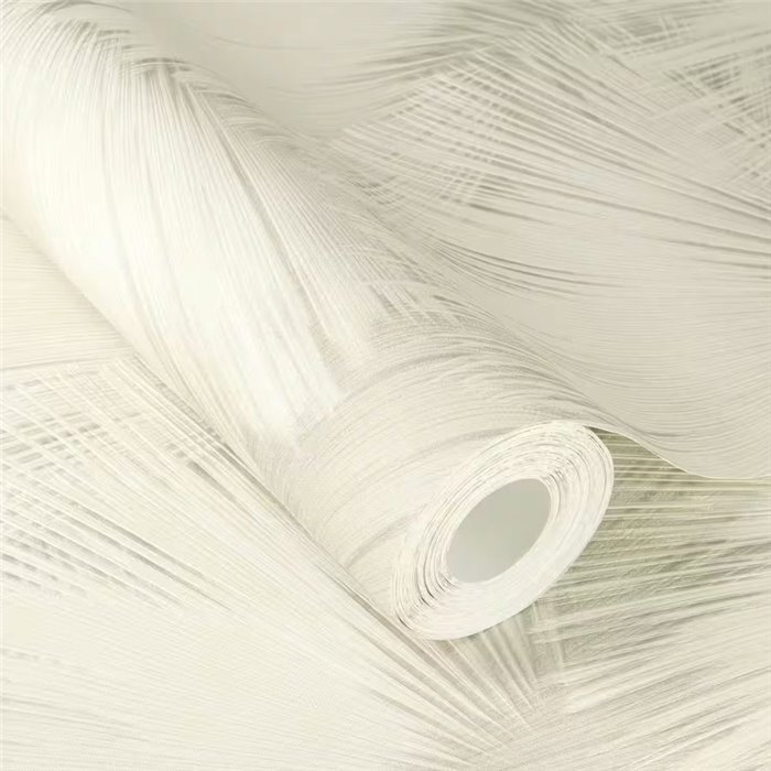 Moderne Tapete mit Palmenblättern Beige - Rasch Incanto 659733