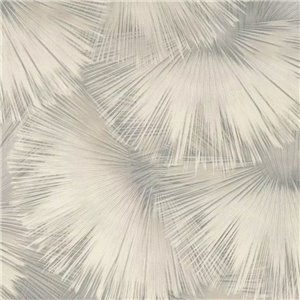 Tapete große Blätter floral Weiß Blau Aquarell Effekt - Rasch Incanto 659863