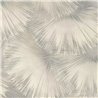 Modern grey fan-shaped leaves wallpaper - Rasch Incanto 659757