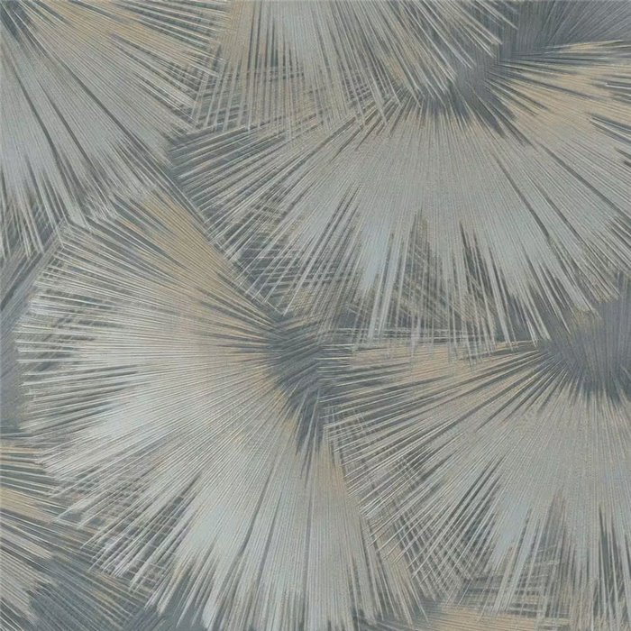 Papier peint feuilles de palmier vert grisâtre moderne - Rasch Incanto 659764