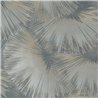 Papel pintado hojas de palma verde grisáceo moderno - Rasch Incanto 659764