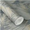 Papier peint feuilles de palmier vert grisâtre moderne - Rasch Incanto 659764