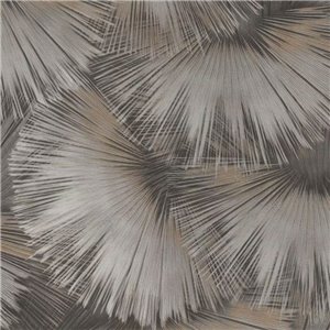 Tapete große Blätter floral Weiß Blau Aquarell Effekt - Rasch Incanto 659863