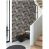 Moderne Tapete mit Palmenblättern dunkle Töne - Rasch Incanto 659788