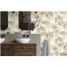 Botanical green leaves watercolor wallpaper - Rasch Incanto 659870