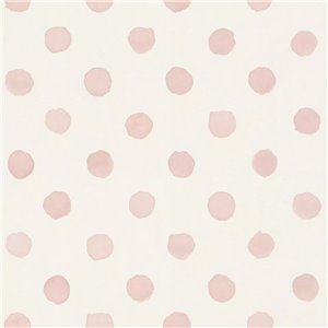 Light beige polka dot children's wallpaper - Cristiana Masi MiniMe 17120