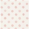 Papel pintado infantil lunares rosas efecto acuarela - Rasch Kids World 252019