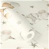 Watercolor effect white circus kids wallpaper - Rasch Kids World 301922