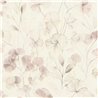 Papel pintado floral acuarela azul neutro nórdico - Rasch Farm Living 709018