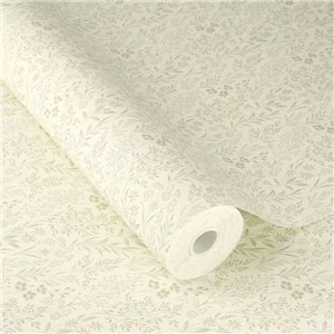 Papel pintado floral acuarela azul neutro nórdico - Rasch Farm Living 709018 2