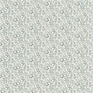 Vintage Blumentapete blau - Papeldecor Scandi-Nordic 2028791501