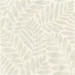 Papier peint floral aquarelle bleu neutre nordique - Rasch Farm Living 709018