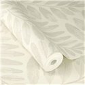 Nordische botanische Tapete Blätter neutrale Töne - Rasch Farm Living 709537