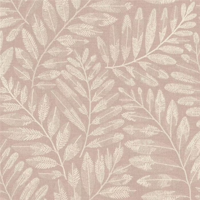 Pink tones leaves scandinavian flowers wallpaper - Rasch Farm Living 709544