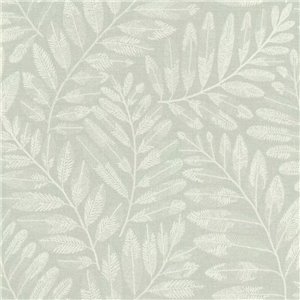 Nordische botanische Tapete Blätter neutrale Töne - Rasch Farm Living 709537