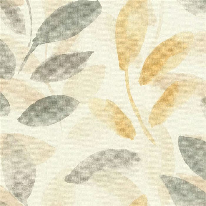 Modern style yellow watercolor floral wallpaper - Rasch Liverna 416329