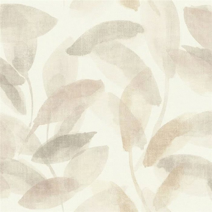 Modern style neutral beige large flowers wallpaper - Rasch Liverna 416336