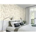 Papier peint fleurs grandes beige neutre style moderne - Rasch Liverna 416336