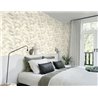 Papier peint fleurs grandes beige neutre style moderne - Rasch Liverna 416336